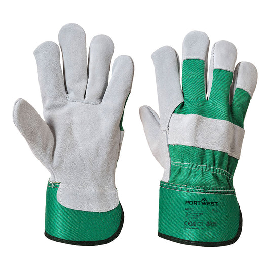 Guantes de aparejador cromados premium