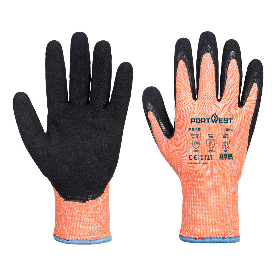 Guante de invierno resistente a cortes Vis-Tex D13 en nitrilo