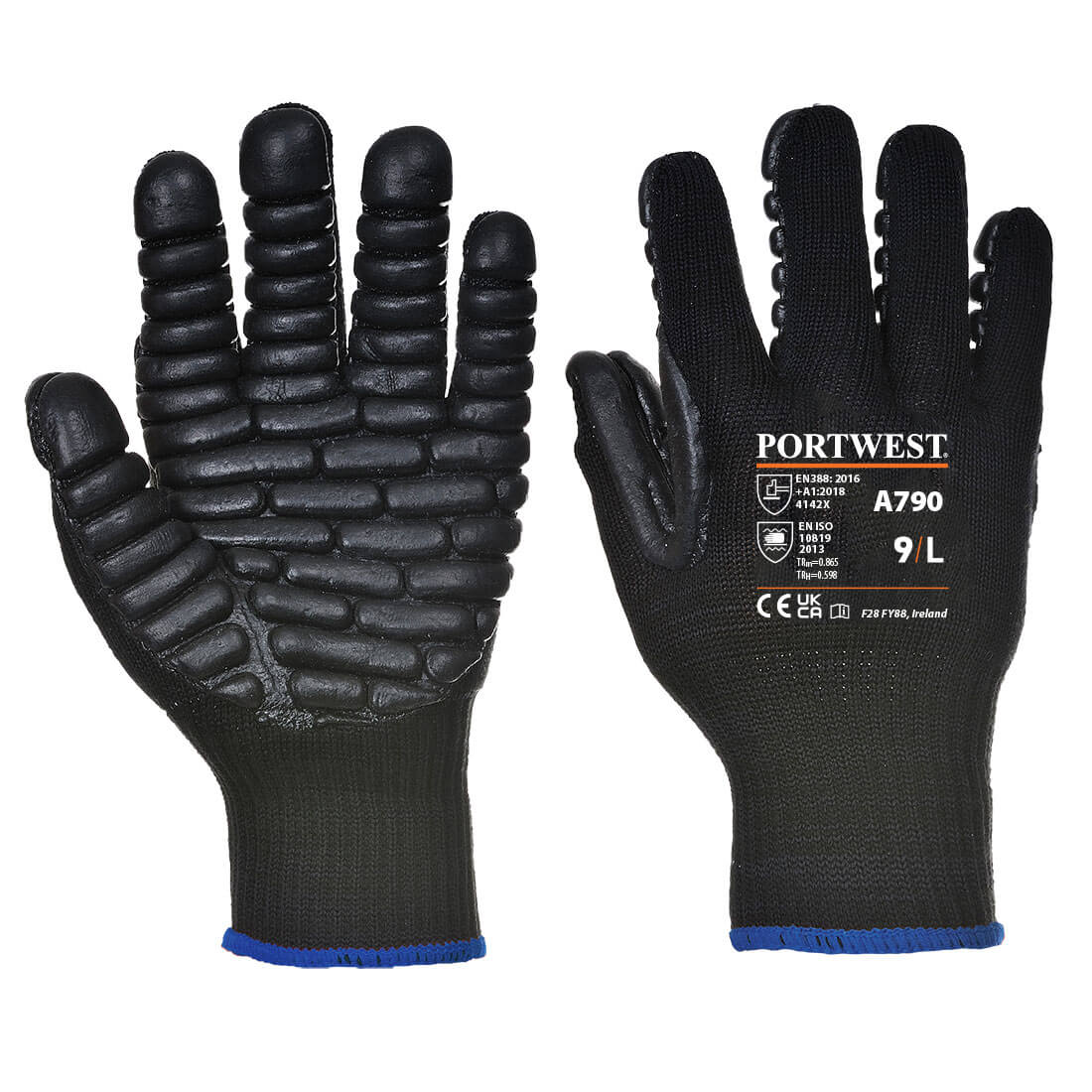 Guantes antivibración