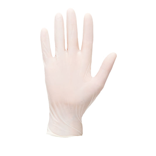 Guante de látex desechable con polvo (Pk100)