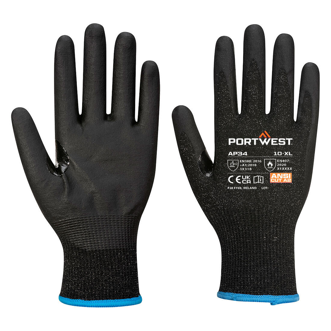 Guanto LR15 Touchscreen in schiuma di nitrile (Pk12)