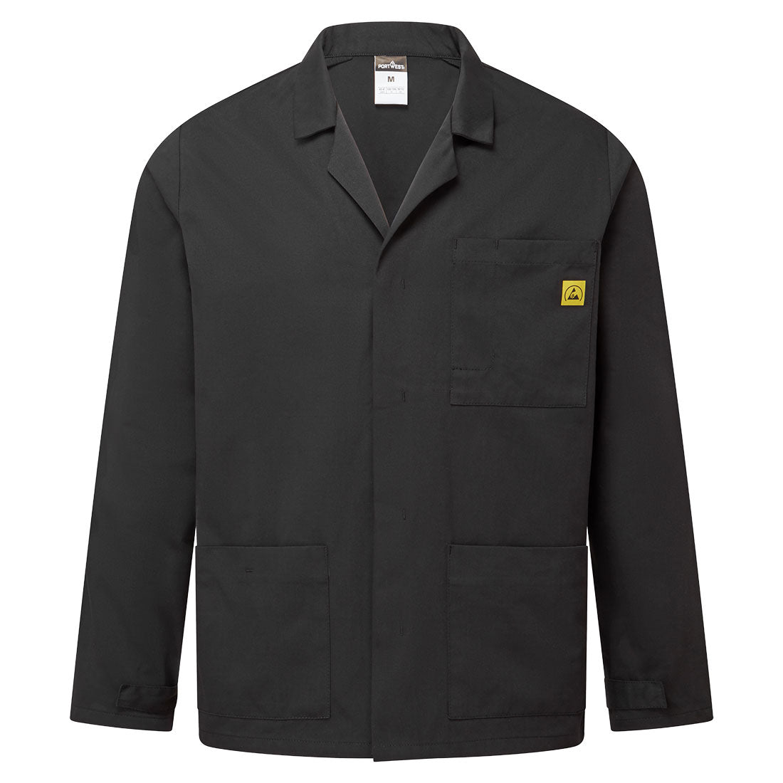 AS18BKR - Chaqueta de laboratorio antiestática ESD