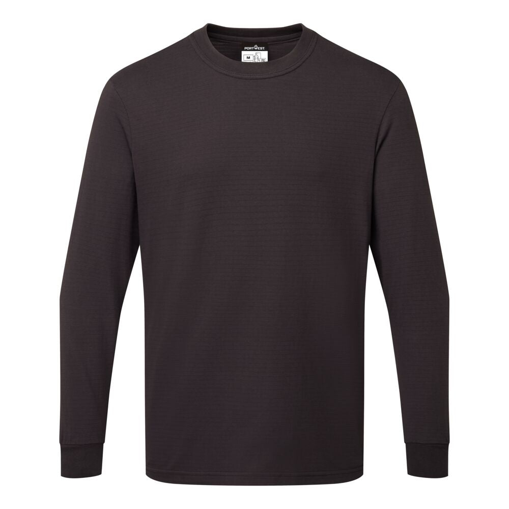 AS22NVR - T-shirt manica lunga antistatica ESD