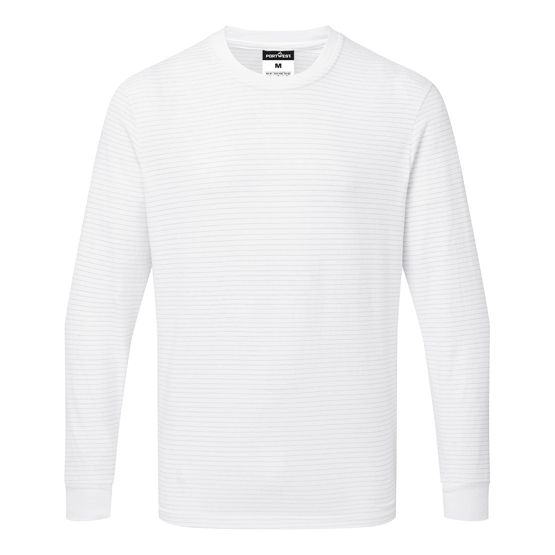 AS22WHR - T-shirt manica lunga antistatica ESD