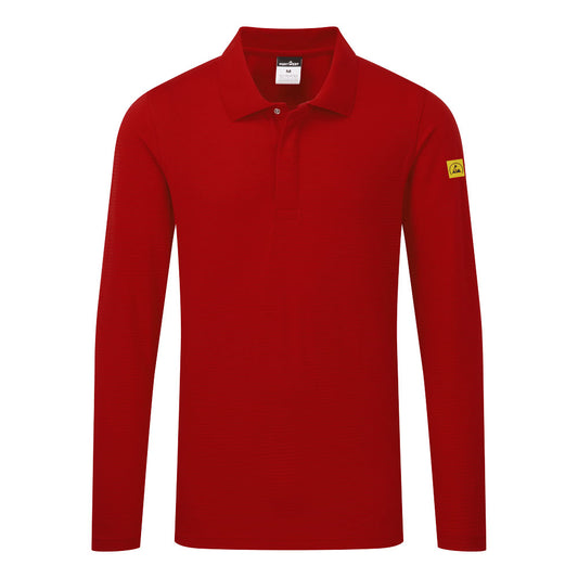 AS23DRR - Polo antistatica ESD L/S