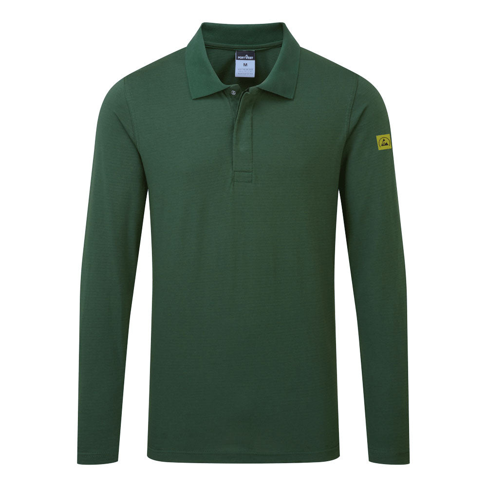 AS23FGR - Polo antistatica ESD L/S