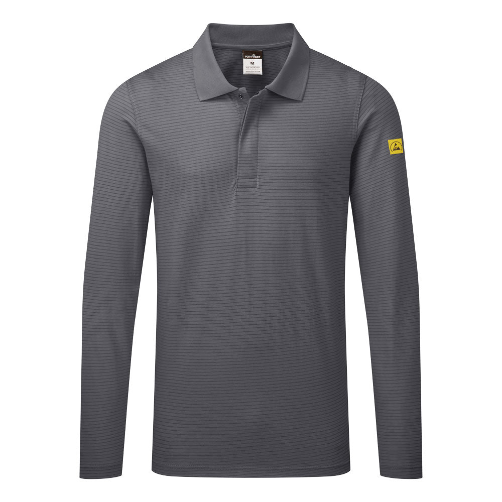 AS23ZOR - Polo antistatica ESD L/S