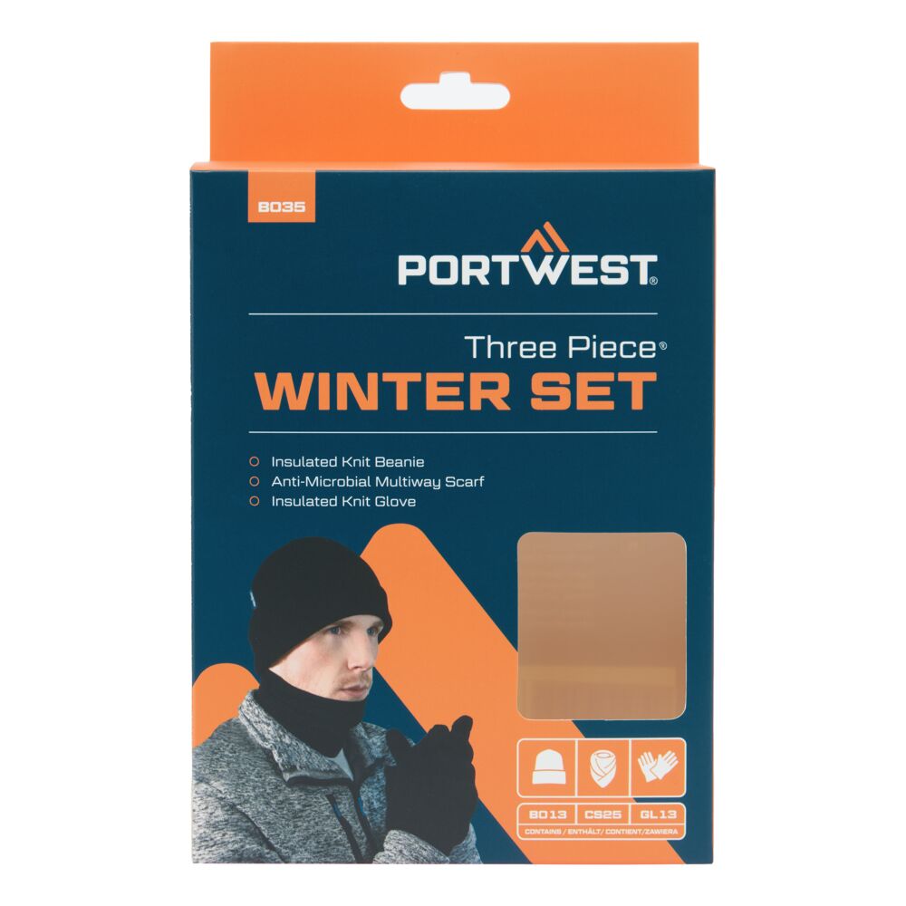 B035BKR - Set di accessori invernali ( 3pcs pezzi)
