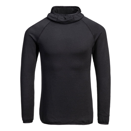 B191BKR - Chaqueta polar tipo gofre con capucha