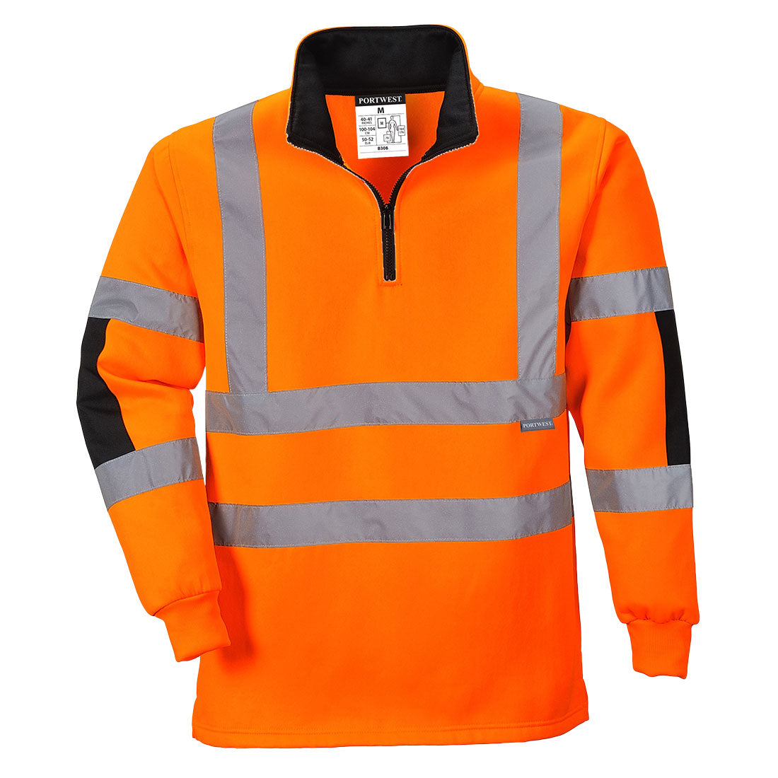 B308ORR - Felpa Rugby Xenon Hi-Vis