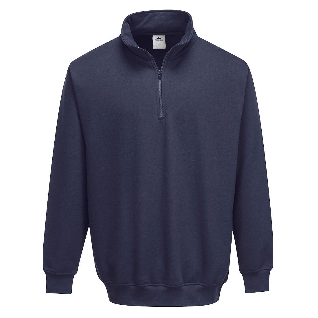 B309NVR - Sudadera Sorrento con cremallera y cuello