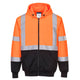 B315OBR - Sudadera bicolor con capucha Hi-Vis