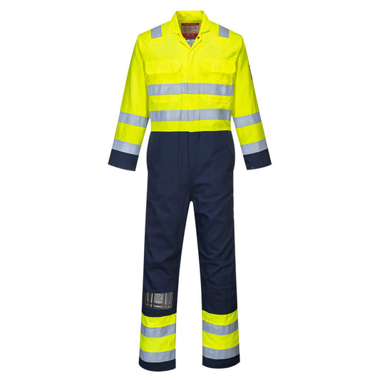 BIZ7YNR - Tuta da lavoro Hi-Vis Bizflame Work Antistatica