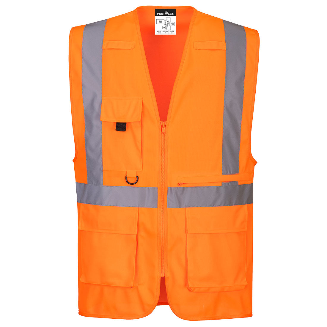 C357ORR - Gilet Executive ad alta visibilità con tasca per tablet