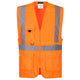 C357ORR - Gilet Executive ad alta visibilità con tasca per tablet