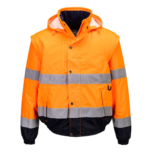C468ORR - Bomber 2 in 1 Hi-Vis