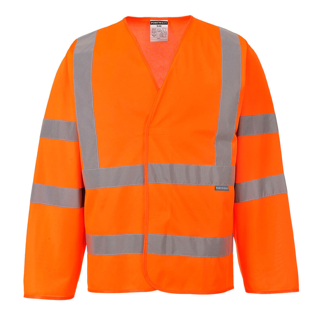C473ORR - Chaqueta con dos bandas y tirantes Hi-Vis
