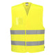 C475YER - Chaleco con porta credencial de alta visibilidad