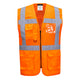 C496ORR - Gilet Executive Madrid Mesh Hi-Vis