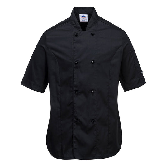C737BKR - Chaqueta chef mujer Rachel S/C