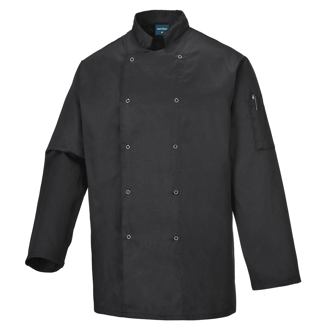 C833BKR - Giacca Suffolk con bottoni automatici L/S