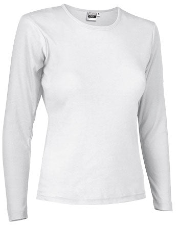 T-shirt da donna manica lunga e girocollo Cindy