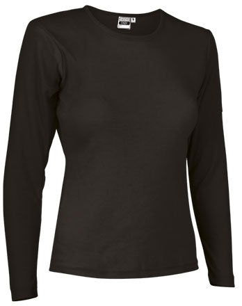T-shirt da donna manica lunga e girocollo Cindy