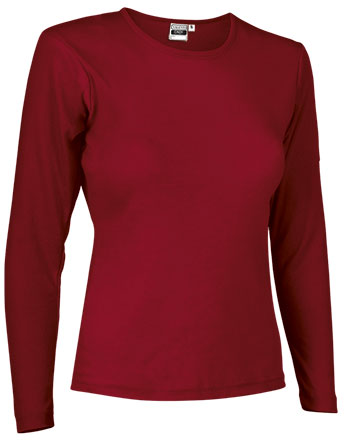 T-shirt da donna manica lunga e girocollo Cindy