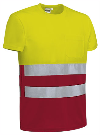 T-shirt bicolore ad alta visibilità Demolition