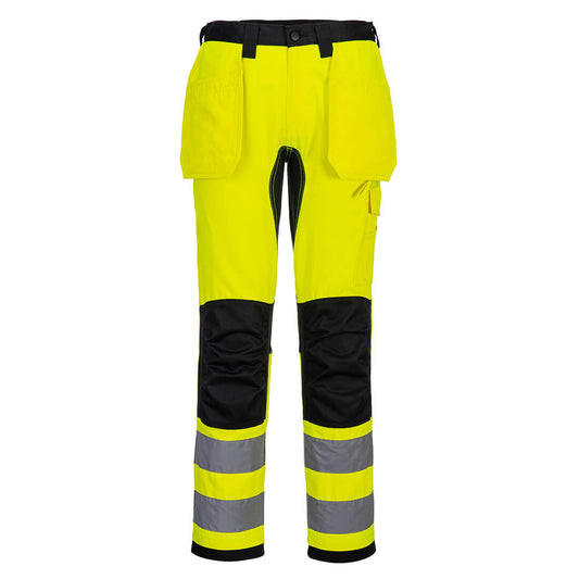 CD889YBR - WX2 Eco Pantalón con bolsillo tipo funda desmontable de alta visibilidad