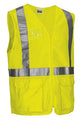 Gilet catarifrangente leggero con porta-identificatore e taschini Bridge