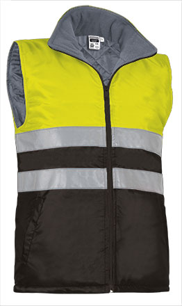 Gilet imbottito ad alta visibilità Highway