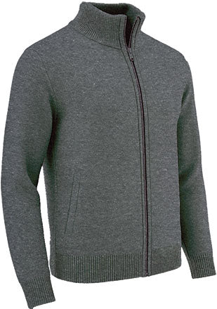 Cardigan con zip intera Carlo