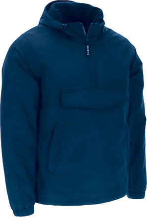 Anorak con cappuccio e mezza zip Oak