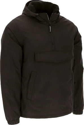 Anorak con cappuccio e mezza zip Oak