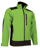 Giacca softshell con tre tasche e design bicolore Saponi