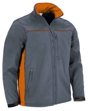 Giacca softshell bicolore con tre tasche Thunder