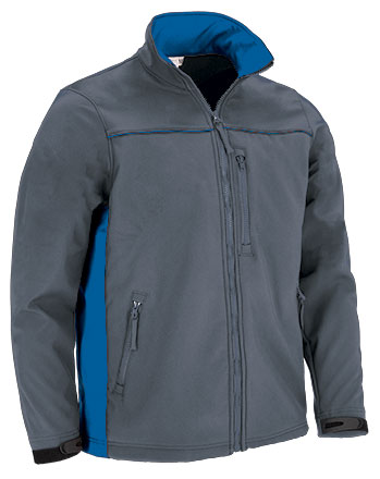 Giacca softshell bicolore con tre tasche Thunder