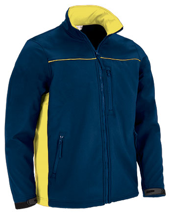 Giacca softshell bicolore con tre tasche Thunder