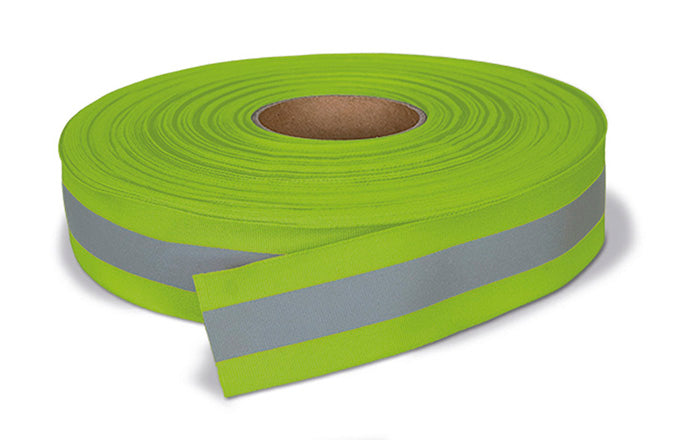 Banda catarifrangente textile bicolore da cucire Amber