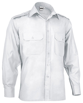 Camicia manica lunga con spallacci e due tasche Vigilant