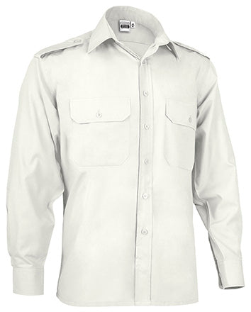 Camicia manica lunga con spallacci e due tasche Vigilant