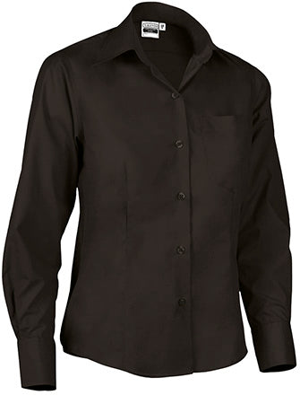 Camicia da donna con manica lunga e taschino Star