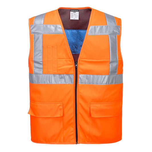 CV02ORR - Gilet Hi-Vis rifrescante
