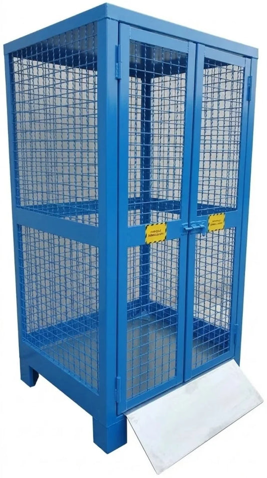 Contenitore porta bombole gas verniciato 9/12 bombole DB9/12AV