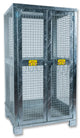 Contenitore porta bombole gas zincato 9/12 bombole DB9/12AZ