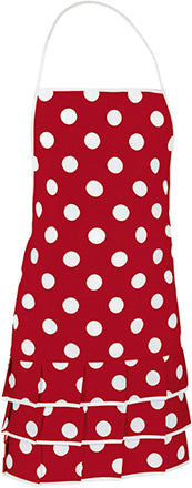 Grembiule con pettorina in stile flamenco Flamenco