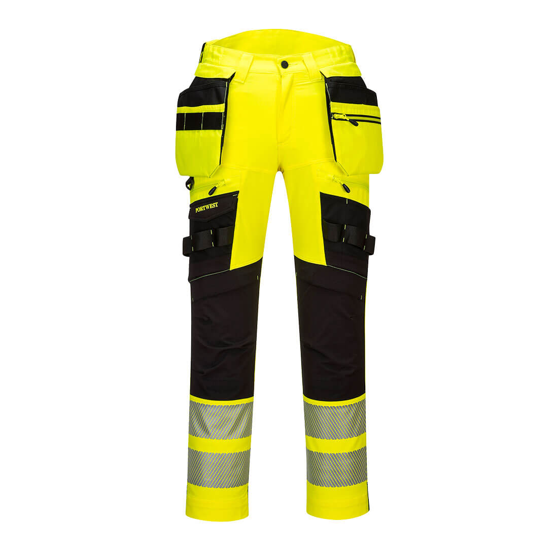 DX442YBR - Pantalón DX4 de alta visibilidad con bolsillo tipo Holster desmontable