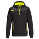 DX467BKR - DX4 Sudadera con capucha y media cremallera