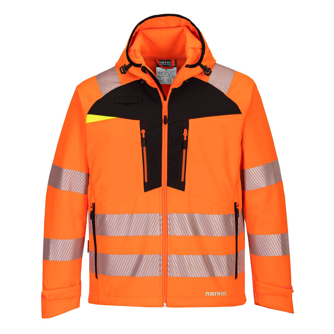 DX475OBR - Softshell DX4 de alta visibilidad (3 capas)